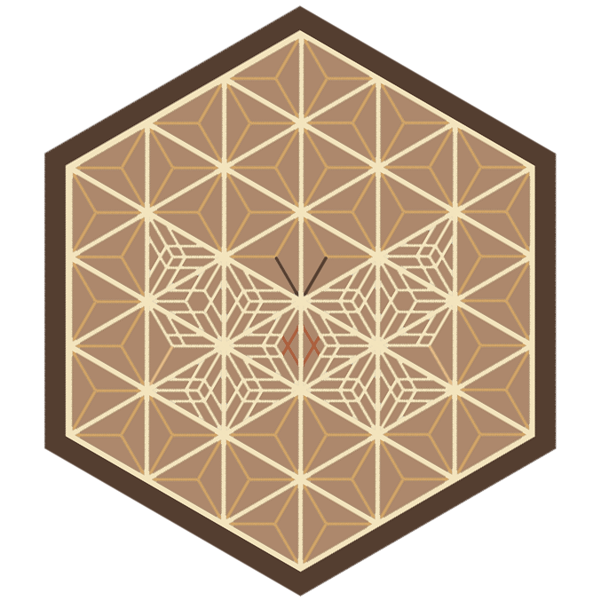 Butterfly kumiko pattern